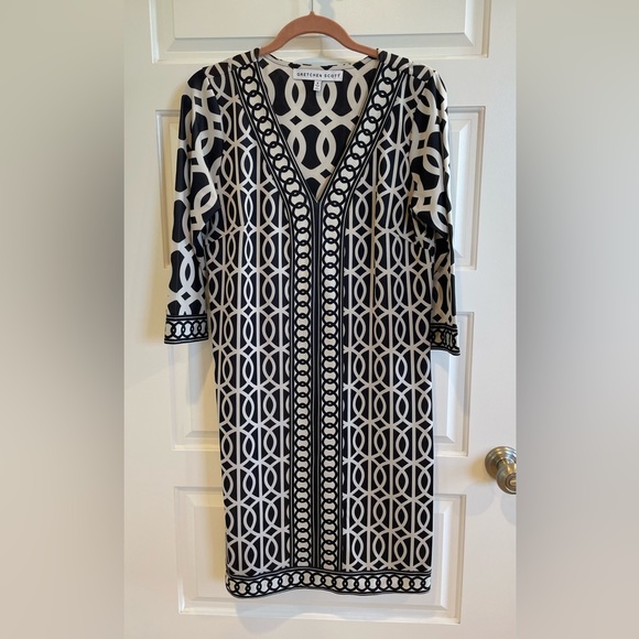 Gretchen Scott Designs Bordertown Jersey Dress S - Picture 3 of 5